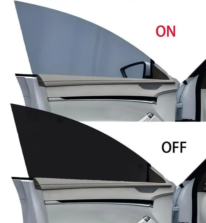 Auto smart film for side window and sky light